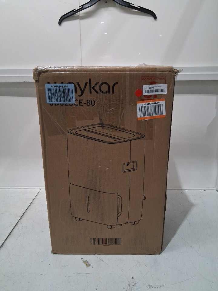 WAYKAR DIGITAL ENERGY STAR DEHUMIDIFIER - 5000SQ.FT COVERAGE - 1.4GAL. TANK - WHITE (MODEL: jd025ce-80) image 2