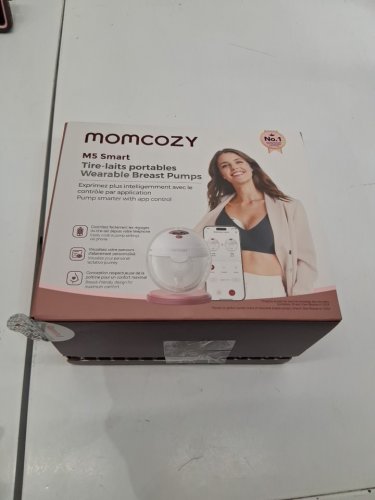 momcozy hands free wearable breast pump - 3 modes and 9 levels - white/red (model: m5/bp380) image 9