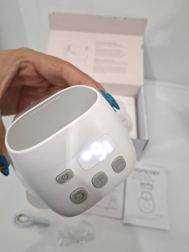momcozy wherever wearable breast pumps - white (model: s9 pro) image 6