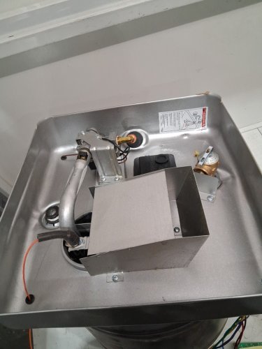 Suburban 10 GAL RV Water Heater with Dual Fuel (LP Gas & 120 V Electric), Direct Spark Ignition, 1,440 W Incoloy Electric Element, High-Recovery 12,000 BTU, Porcelain-Lined Steel Tank with Replaceable Anode Rode - Silver (Model:5243A) image 4