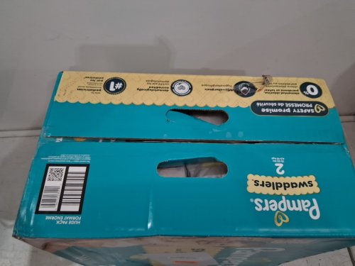 144PK PAMPERS SWADDLERS DISPOSABLE BABY DIAPERS - SIZE 2 (10-22LBS) image 3