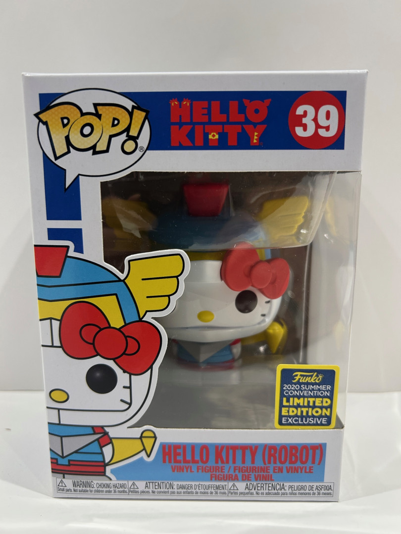 Funko pop! **2020 summer convention** Hello kitty - hello kitty (robot) vinyl figure (#39) image 2