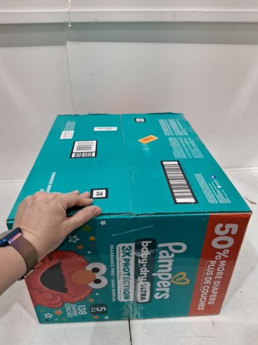138PK PAMPERS BABY DRY ULTRA DIAPERS - SIZE 5 (20-37LBS) - SESAME STREET image 4