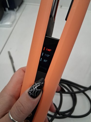 DYSON AIRSTRAIT WET TO DRY HAIR STRAIGHTENER - LIMITED EDITION APRICOT/ TOPAZ (MODEL: HT01) image 8
