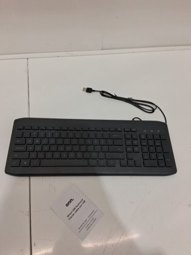 onn. wired usb keyboard - 104 keys - black image 4