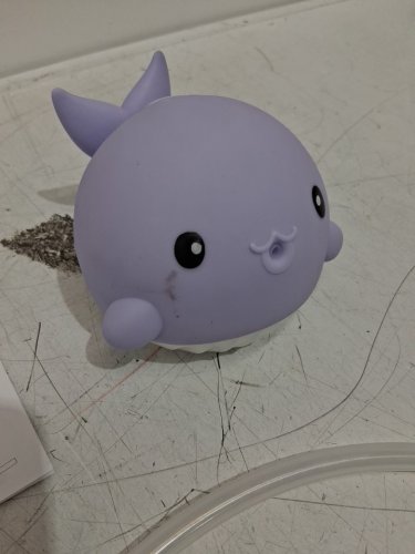 zloojnnwater baby bath whale fountain toy - purple - (model: wt106) image 2