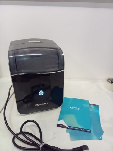 EUHOMY Countertop Smart Nugget Self-Cleaning Ice Maker with APP Control - 135w - 40lb/24hr - black (model: HZB-15NF) image 3