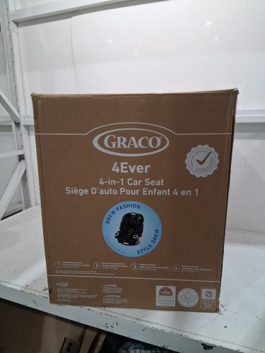 GRACO 4EVER 4-IN-1 CONVERTIBLE FROM INFANT TO TODDLER CAR SEAT WITH WASHABLE SEAT COVER - 4-120LB CAPACITY - DREW STYLE /NAVY BLUE (MODEL: 2168323) image 2