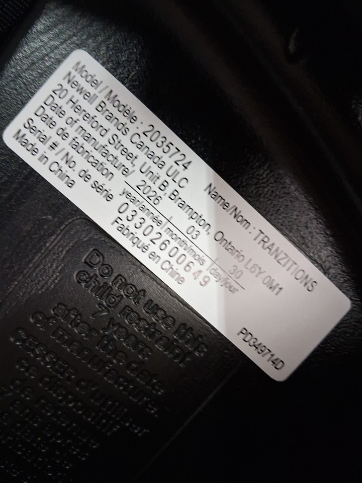 GRACO C20 TRANZITIONS 3-IN-1 HARNESS BOOSTER CAR SEAT - 100LBS CAP - BLACK (MODEL: 2035724) image 7