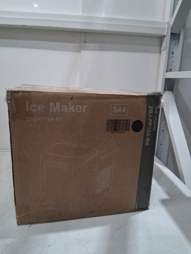 COUNTERTOP ICE MAKER WITH HANDLE AND SCOOP - 26LB - BLACK (MODEL: WBJ-10A) image 2