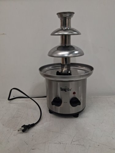 KOOLATRON TOTAL CHEF 3-TIER ELECTRIC CHOCOLATE FOUNTAIN - 1.5LBS CAPACITY - STAINLESS STEEL (MODEL: TCCFS-02) image 3