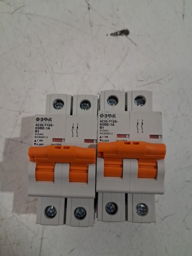 2 E-T-A Lever DIN Rail Thermal Magnetic Circuit Breaker - 125V - 1A - grey (model: 4230-T120-K0BE-1A-ND) image 3