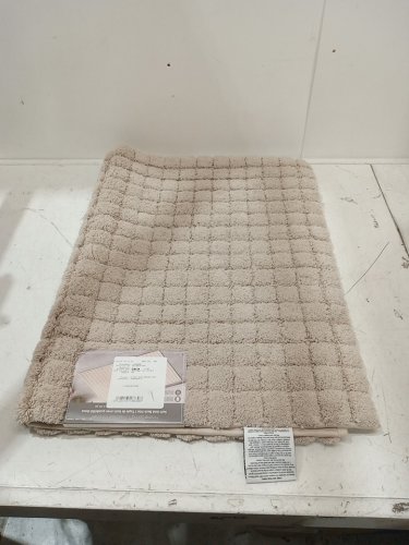 Mineral Spring Plush Grid Bath Mat - 2FT x 3FT - tan/beige (MODEL: 1796299) image 3