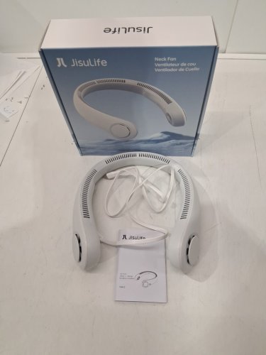 Jisulife LIFE4 5-Speed portable neck fan - OSFM - White (model: fa14-s) image 2