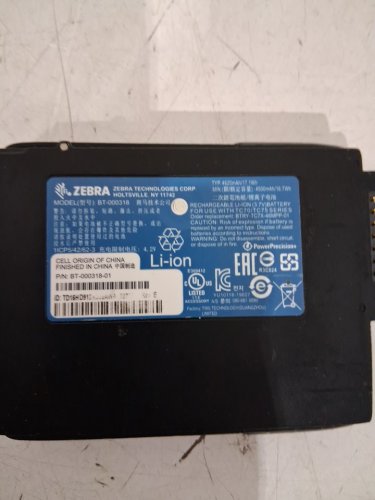 2 zebra replacement battery for tc7x series handheld terminals - 4500mah - (model: bt-000318) image 2