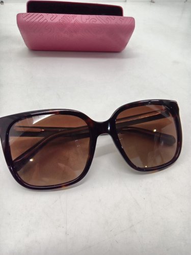 womens love moschino cat eye full rim sunglasses - brown gradient / tortoise ( model: mol044/cos image 4