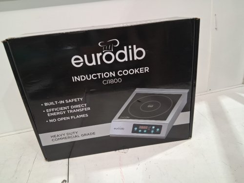 Eurodib CI1800 Induction Cooker Cooktop  - 1800W 120V - Silver (Model: Ci1800 / 1123839) image 2