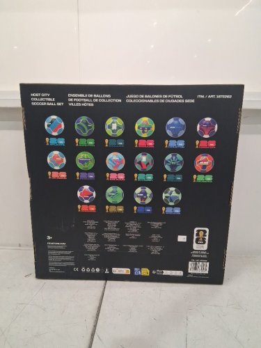 16pc fifa world cup 2026 host cities soccer ball set in display box - size 1(mini) - assorted (model: 1872202) image 3
