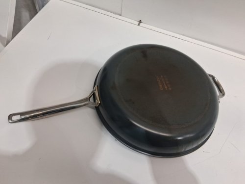 GREENPAN "THE BIG FRY" FRYPAN NON-STICK, PFAS-FREE, DISHWASHER SAFE & OVEN SAFE - 14" - GRAY (MODEL: 1972977) image 3