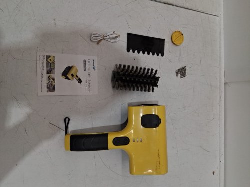 iMeshbean Rechargeable Electric BBQ Grill Brush - 2600mAh - yellow (model: DB1601) image 3