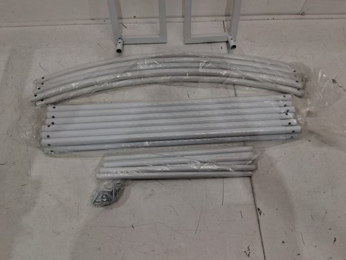 Garvee metal outdoor garden arch trellis - 9.8FT x 7.2FT - white - (model: ppg_337sy9wx) image 5