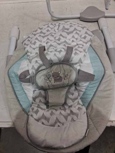 INGENUITY CONVERTME SWING-2-SEAT CORDED PORTABLE SWING - OM TO 9M - RAYLAN FASHION / GREY (MODEL: 12189-ES) image 7