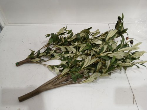 INDOOR Artificial Olive Tree - 5ft - brown/green image 4