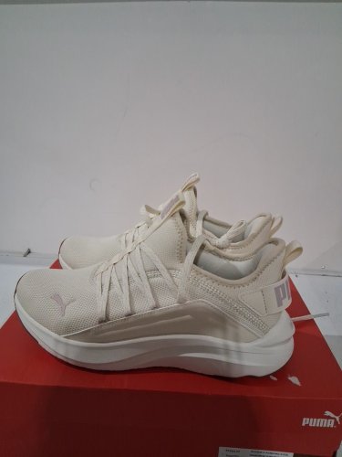 women's puma running shoes - size 9 - beige/pink (style: 9556609/314317-02) image 2