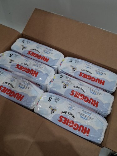 168PK HUGGIES SNUG & DRY BABY DIAPERS - SIZE 5 (27+ LBS) image 3