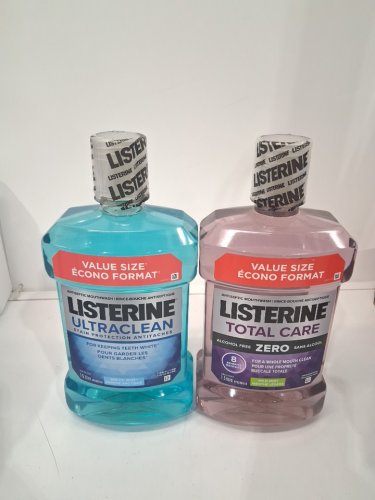 2PC LISTERINE MOUTHWASH ULTRACLEAN STAIN PROTECTION AND TOTAL CARE - ARCTIC MINT/ mild mint - 1.5L/EACH image 2
