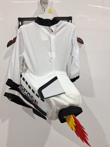 2PC SPACE SHUTTLE RIDE-ALONG COSTUME SET - 3T-4T - WHITE AND BLACK (STYLE:10517) image 3