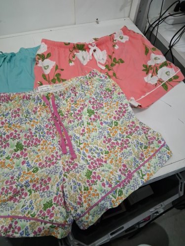 3 ASSORTED PAJAMA SHORTS - LARGE - ASSORTED PATTERNS image 3