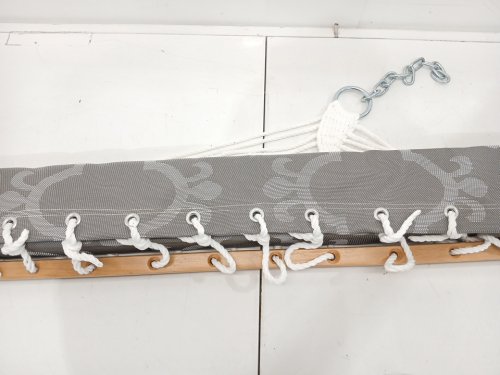 Lazy Daze Hammocks Quick Dry Double Poolside Hammock - 11FT - 2 Person - 400lbs cap - Grey image 4