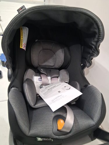 Chicco Keyfit 35 Cleartex rear facing infant car seat and base - compatible with Chicco strollers - 4-35LBS -  Shadow/black (model: 7973727) image 3