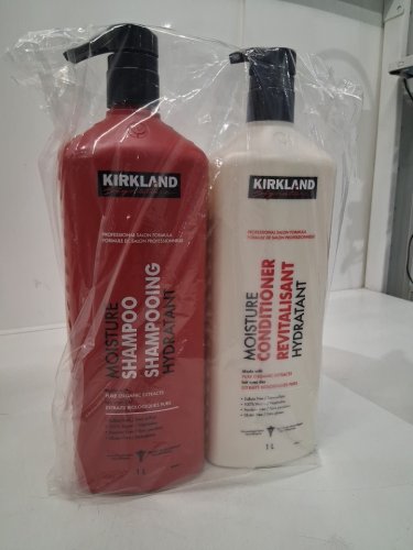 2pc KIRKLAND signature PROFESSIONAL SALON FORMULA MOISTURE SHAMPOO and conditioner - 1L EACH image 2
