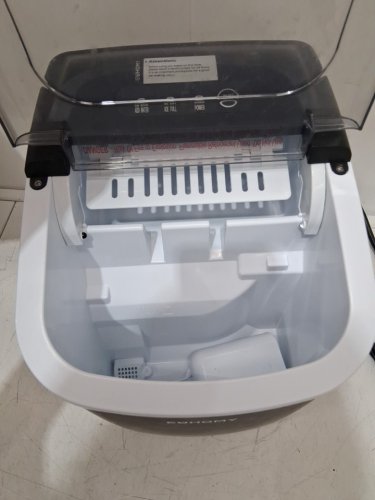 EUHOMY COUNTERTOP ICE MAKER MACHINE - MAKES 26LB/DAY - BLACK (MODEL: IM-06D / IM001-BBL-CAEH) image 4