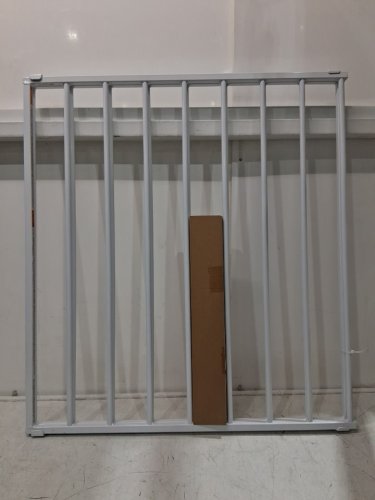 SAFETY 1ST TOP OF STAIRS EXPANDING METAL BABY/PET GATE ADJUSTABLE - 27" - 42" X 28" - WHITE (MODEL: GA090CWHOF2) image 4