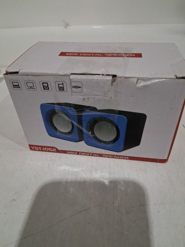 Mini Digital Speakers - USB and 3.5 mm Jack - black (model: YST-1052) image 2