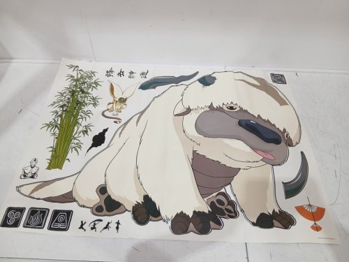 14PC ROOMMATES AVATAR THE LAST AIRBENDER APPA Giant Peel and Stick WALL DECALS - 32" X 40" - (MODELS: RMK5270SLM) image 4