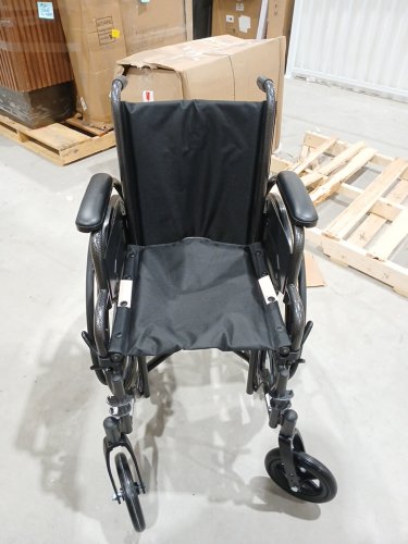 MEDLINE GUARDIAN K1 WHEELCHAIR - 300LB CAP - BLACK (MODEL: K1166N22S) image 5