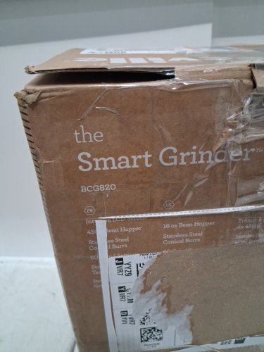 BREVILLE THE SMART PRO DIGITAL COFFEE GRINDER - 18oz bean capacity - SILVER (MODEL: BCG820Bstxl /c) image 3