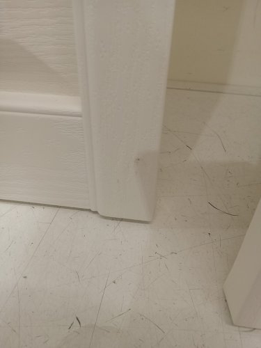 2PK westlake faux wood plastic shutter panel - 15" x 47" - white image 4