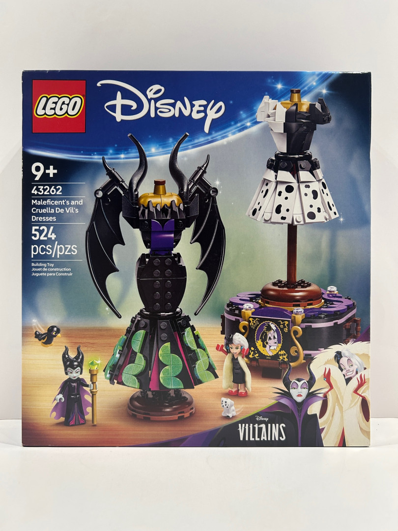 524pc  Lego - Disney - maleficent’s and cruella de vil’s dresses (43262) image 3