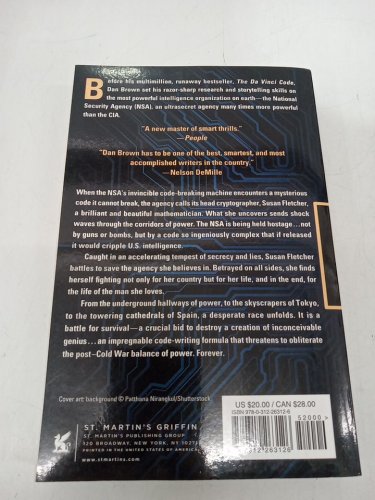 (Paperback) Digital Fortress: A Thriller by Dan Brown image 3