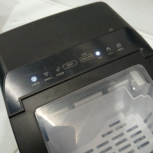 Iceman Dual-Size Ice self cleaning portable counter top ice maker - 22lbs/24hrs - black (model: rj56-bul-12) image 6