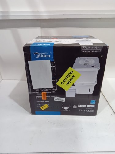 Midea cube smart wifi dehumidifier, compatible with alexa - 50 pint - 4,500 sq. ft - white (model: mad50s1qwt-A) image 4