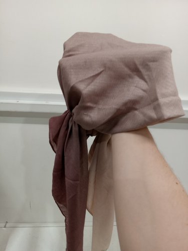 WOMEN'S  Elastic Headscarf - osfm - purple image 2