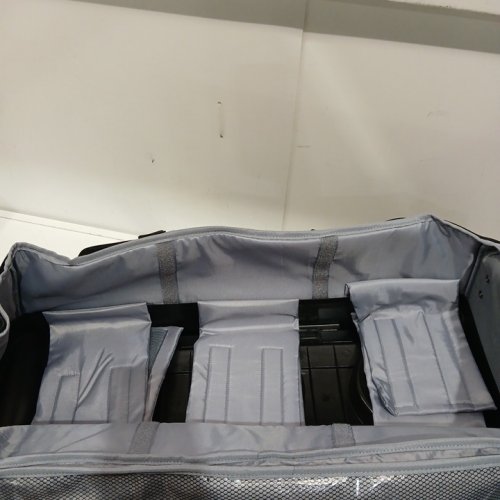 goburos 3 Ball Roller Bowling Bag with Wheels - 30" x 14" - black/grey image 5