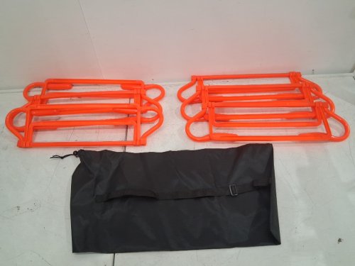 6PK RedSwing Height adjustable Agility Hurdles with carrying bag - orange image 4