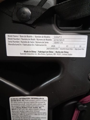 Diono Solana 2 Backless Booster Seat - 40LBS to 120LBS - Pink (Model: 32102-NA-01) image 3